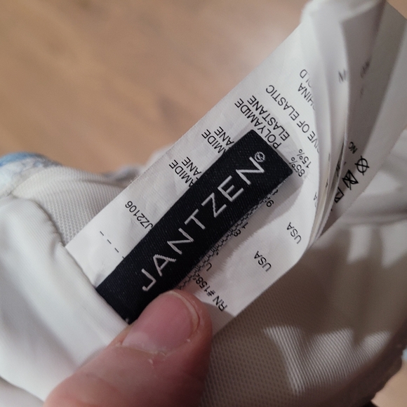 Jantzen Sail Away Stripe Lingerie Mio One Piece Size 16 - Picture 4 of 5